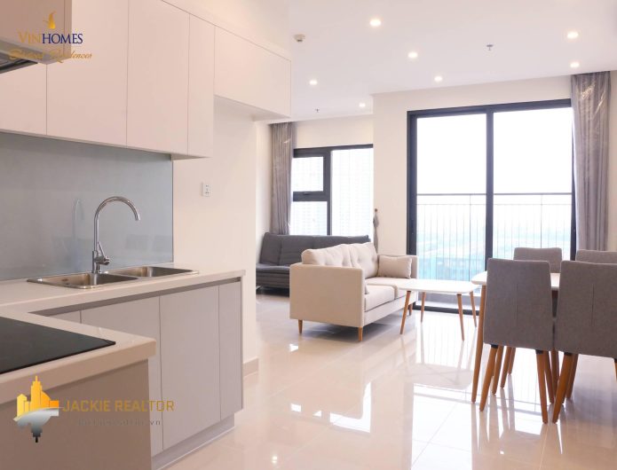 Fully furnished 2-bedroom apartment at Vinhomes Smart City for rent (1)