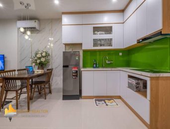 Design of Sunshine Crystal River apartment (4)Impressive balcony apartment for rent in S202 Vinhomes Ocean Park (3)