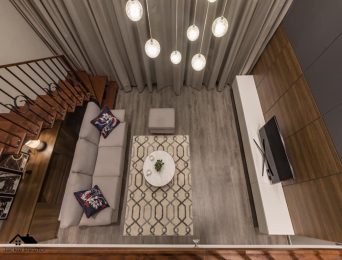 Lake view loft apartment for rent in PentStudio West Lake Hanoi (4)