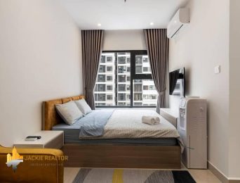 Minimalism-style apartment for rent in Vinhomes Ocean Park (3)
