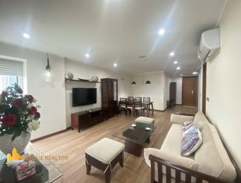 Minimalist wooden furniture apartment for rent in L1 Ciputra (2)