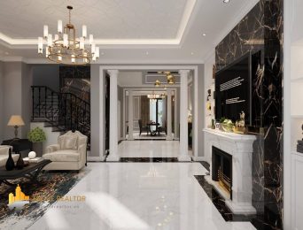 Modern duplex villa for rent in Vinhomes The Harmony (3)