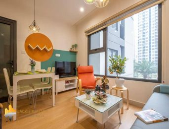 Scandinavian-style studio apartment for rent in Vinhomes Ocean Park (2)