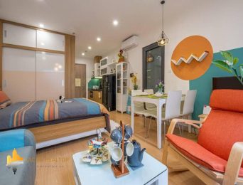 Scandinavian-style studio apartment for rent in Vinhomes Ocean Park (3)