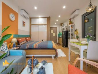 Scandinavian-style studio apartment for rent in Vinhomes Ocean Park (4)