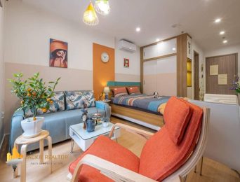 Scandinavian-style studio apartment for rent in Vinhomes Ocean Park (5)