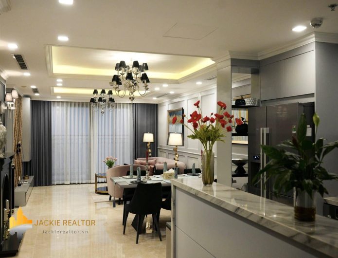 Speechless beautiful apartment for rent at D' Le Roi Soleil 59 Xuan Dieu (1)