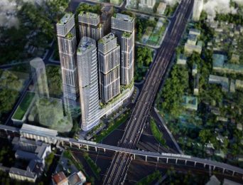 Sun Feliza Suites includes 5 towers F1- F2 - F3 - F5 - F6 (43 - 45 floors)