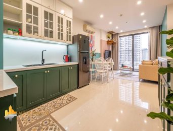 Sweet apartment for rent in Vinhomes Smart City Diamond (3)