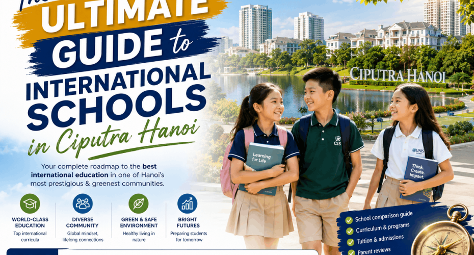 The Ultimate Guide to International Schools in Ciputra Hanoi (2026) Where World-Class Education Meets Exceptional Family Living