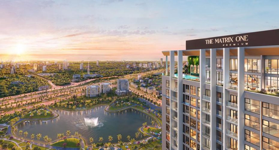 Unobstructed view from Sky Apartments at The Matrix One Premium.